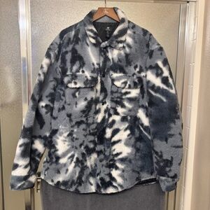 Men's Tie-Dye Fleece Jacket
